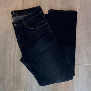 7 For All Mankind Deep Indigo Mens Carsen Jeans